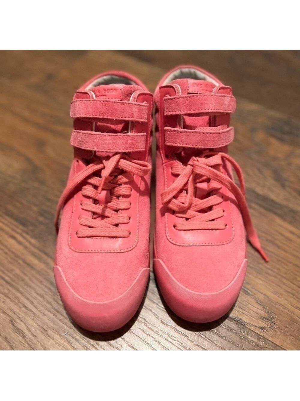 RAG AND BONE Nova Peony suede high top sneakers. Size 37. NWOT - Picture 6 of 13